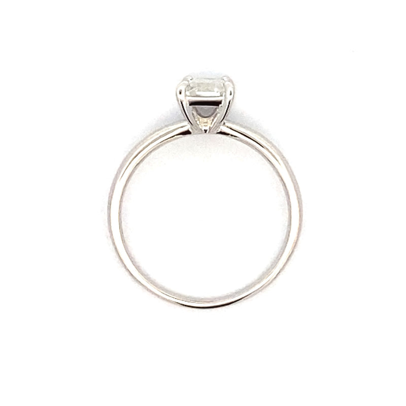 Natural .98ct Moissanite  Sterling Silver