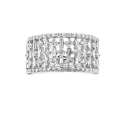 Natural 1.00ct Diamond Ring 10KT White Gold