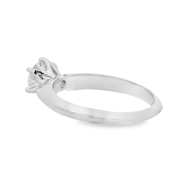 Natural .86ct Moissanite  Sterling Silver