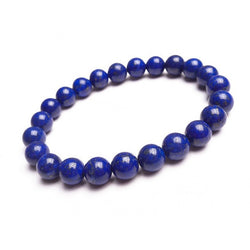 8MM Lapis Lazuli Bead Stretch Bracelet