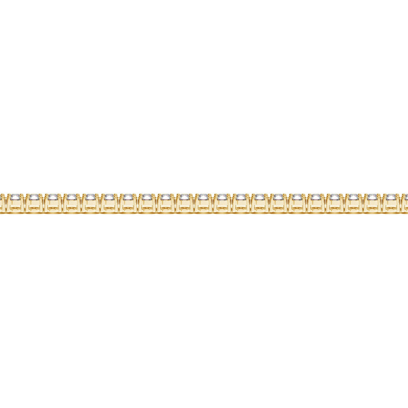 Lab Grown Round Diamond Tennis Bracelet in 14k Yellow Gold (3 cctw F/G  VS2/SI1)