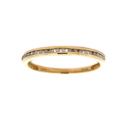 .10ct Diamond Wedding Band Ring 10KT Yellow Gold