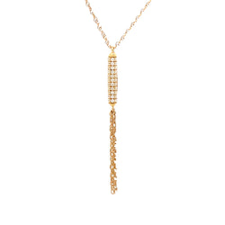 Natural .33ct Diamond Fashion Pendants 14KT Yellow Gold