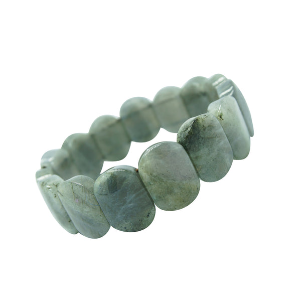 Natural Labradorite Stretch Bracelet