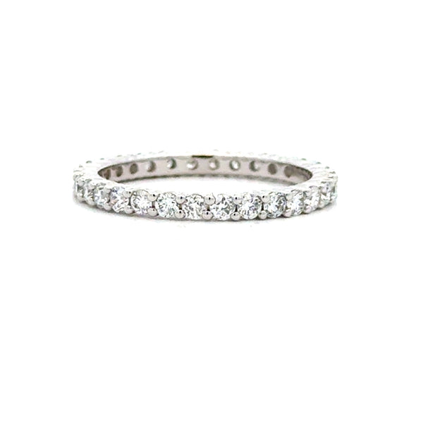 Lab Grown Diamond Wedding Band Ring 14KT White Gold