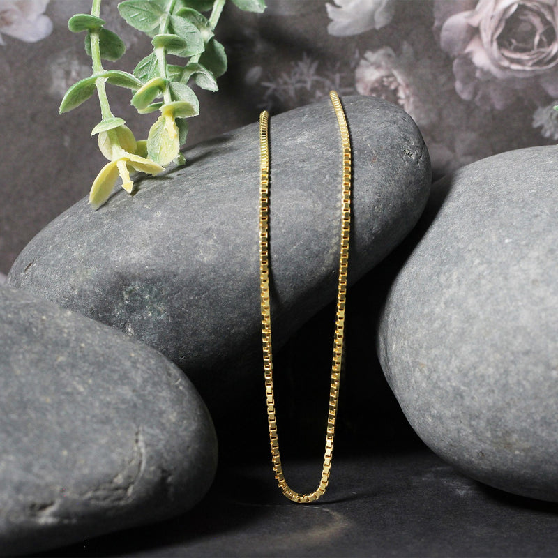 18k Yellow Gold Classic Box Chain (1.40 mm)