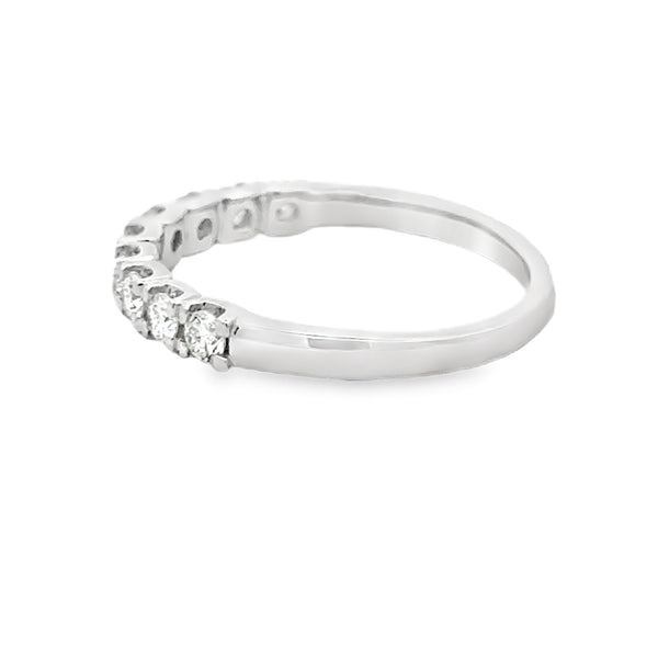 Lab Grown Diamond Wedding Band Ring 10KT White Gold