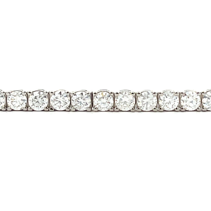 6.30ct Moissanite Tennis Bracelet Sterling Silver