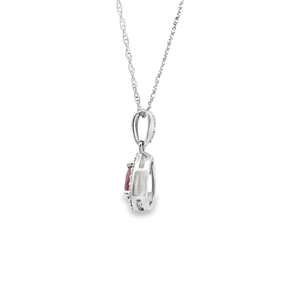 .31ct Ruby Diamond Fashion Pendants 10KT White Gold