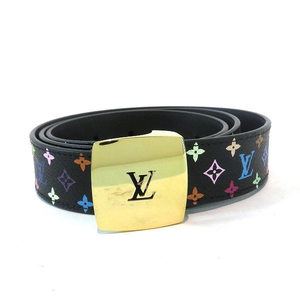Louis Vuitton Monogram Multicolor Saint Tulle LV Cut 30mm M6890 Noir Belt Ladies