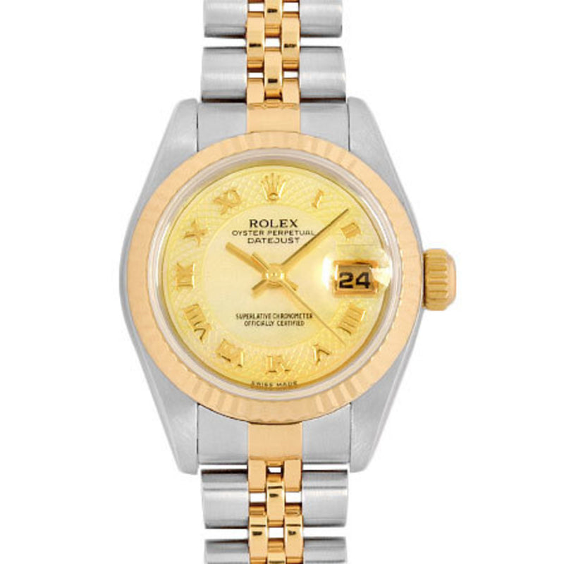 Rolex ROLEX Datejust 79173NRD No. Y Stainless Steel YG Ladies Watch Automatic Yellow Shell Milliard Roman