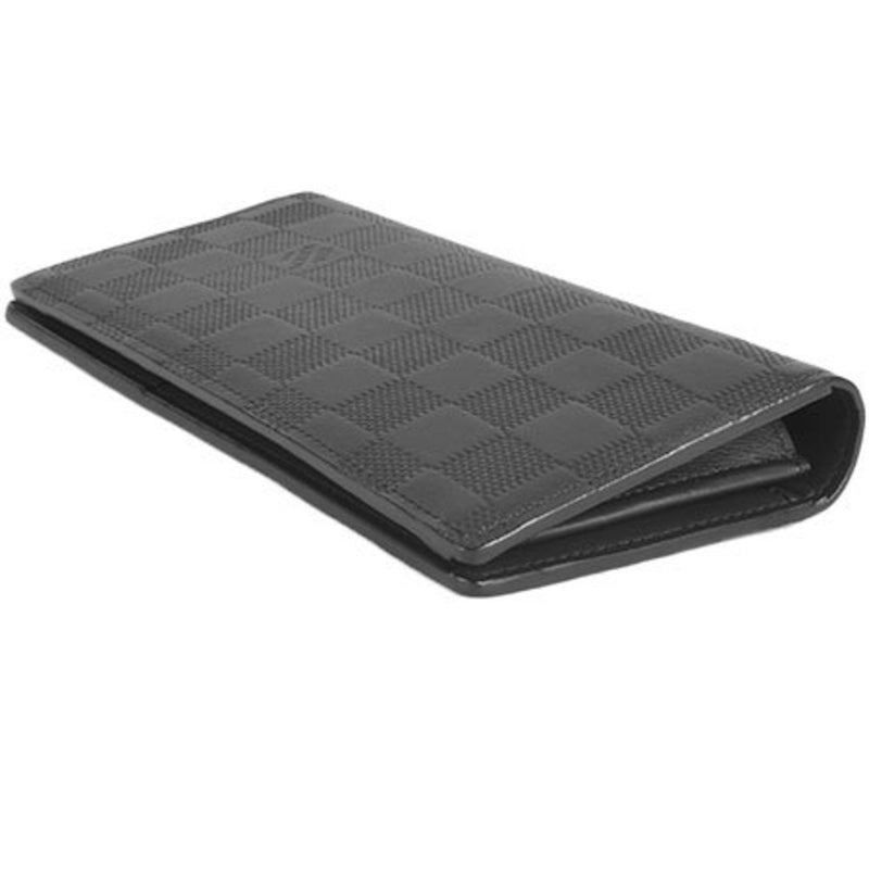 Louis Vuitton LOUIS VUITTON Purse Portofeuil Braza Damier Amphini Black N63010