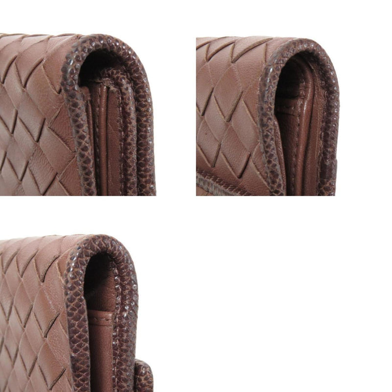 Bottega Veneta Intrecciato Bi-Fold Wallet Calf Ladies