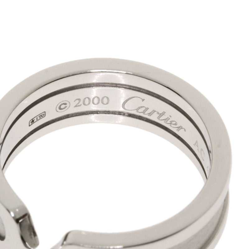 Cartier C2 Ring # 52 / K18 White Gold Ladies CARTIER
