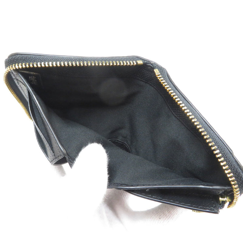 Coach F24808 Logo Motif Bi-Fold Wallet Leather Ladies