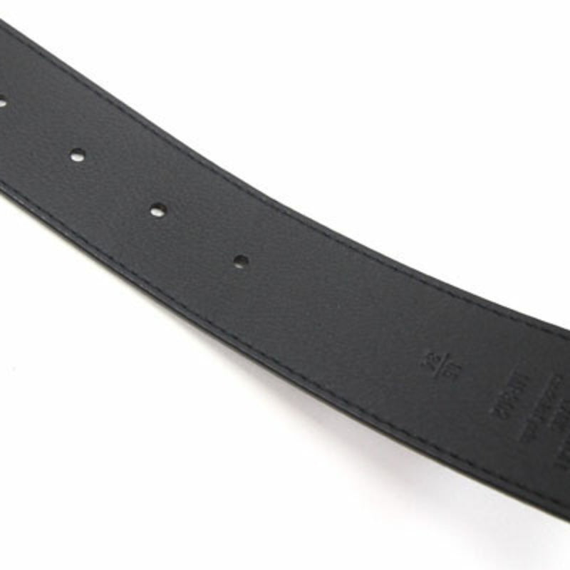 Louis Vuitton Belt Monogram Sainture LV Initial MP302V Navy Blue 85cm Everyday Capsule Collection Reversible Signature Mens Fashion