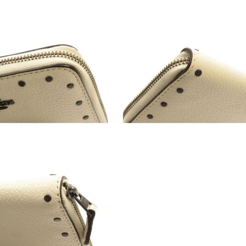 Coach 31811 Border Rivets Bi-Fold Wallet Calf Ladies