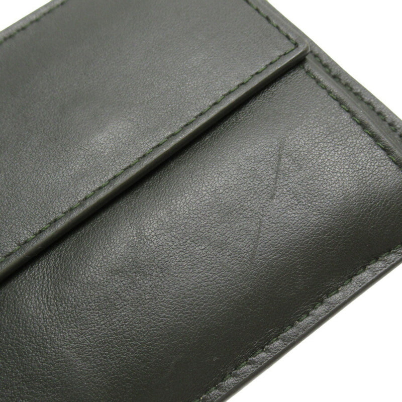 Bottega Veneta Bi-Fold Wallet Intrecciato Dark Gray Soft Rubber Leather
