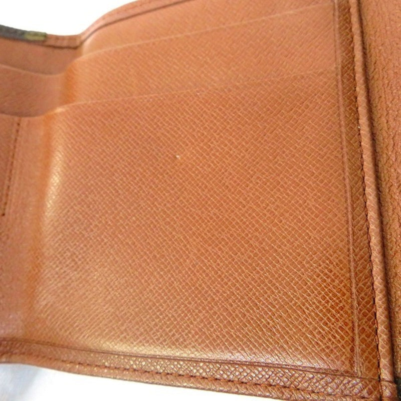 Louis Vuitton Monogram Portomonet Bier W Hook M61660 Folded Wallet Unisex