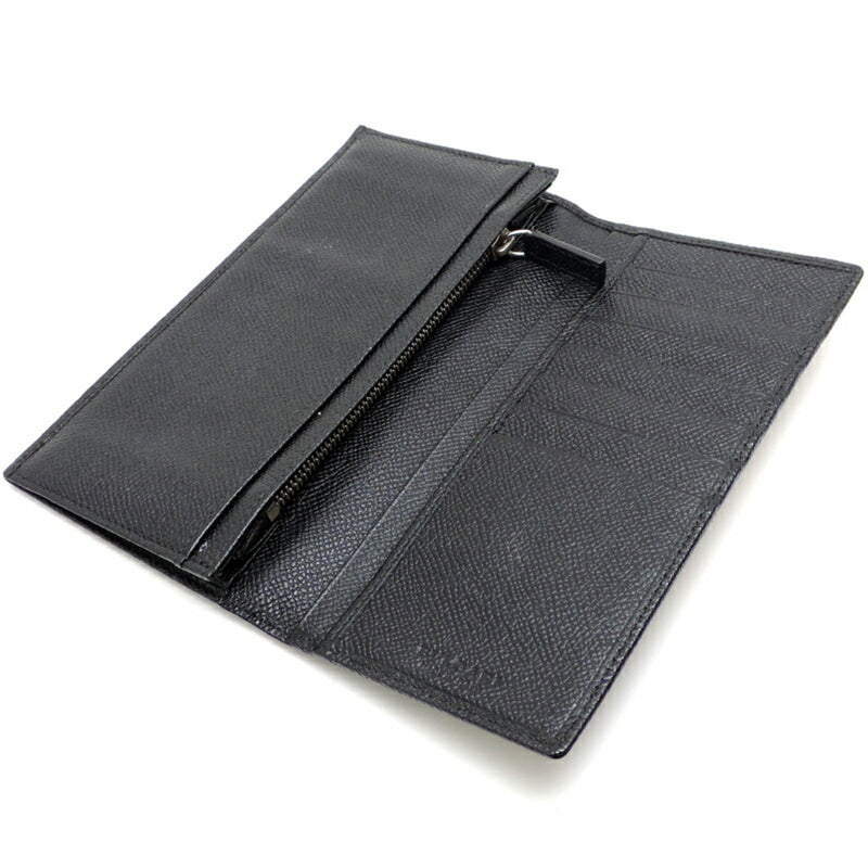 Bvlgari Men's Long Wallet Leather Black