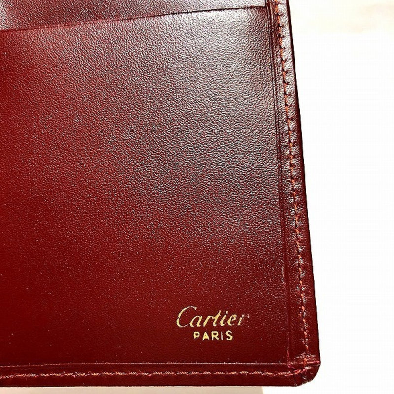 Cartier mast line long wallet bi-fold