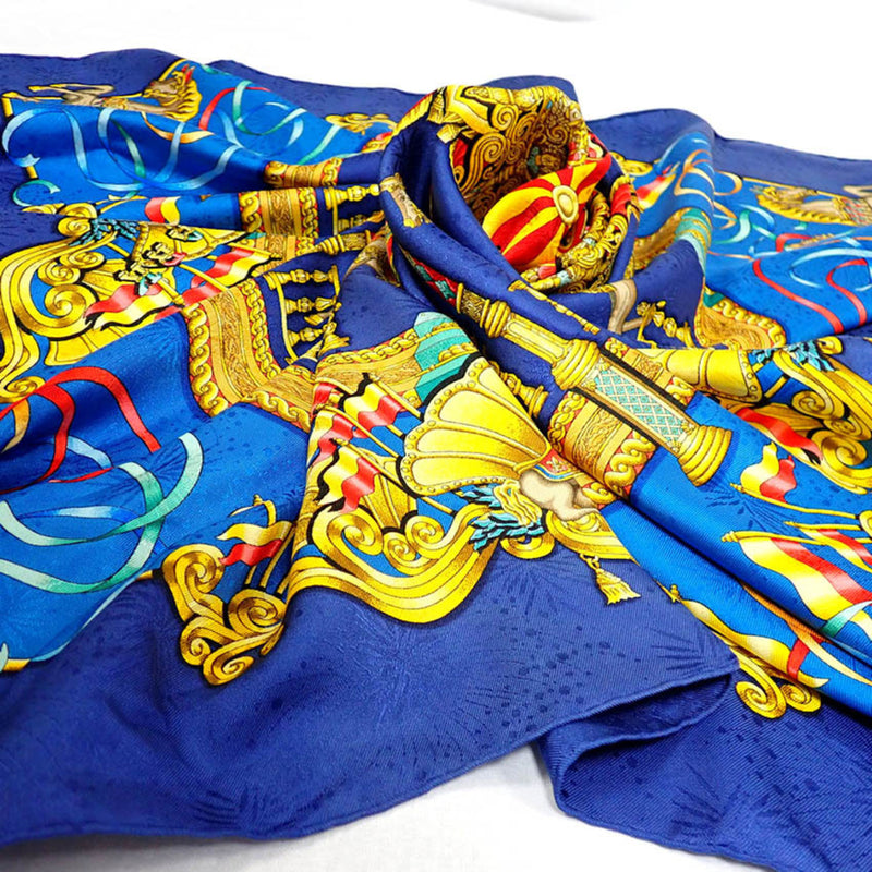 HERMES Silk Carre 90 LUNAPARK Amusement Park Scarf