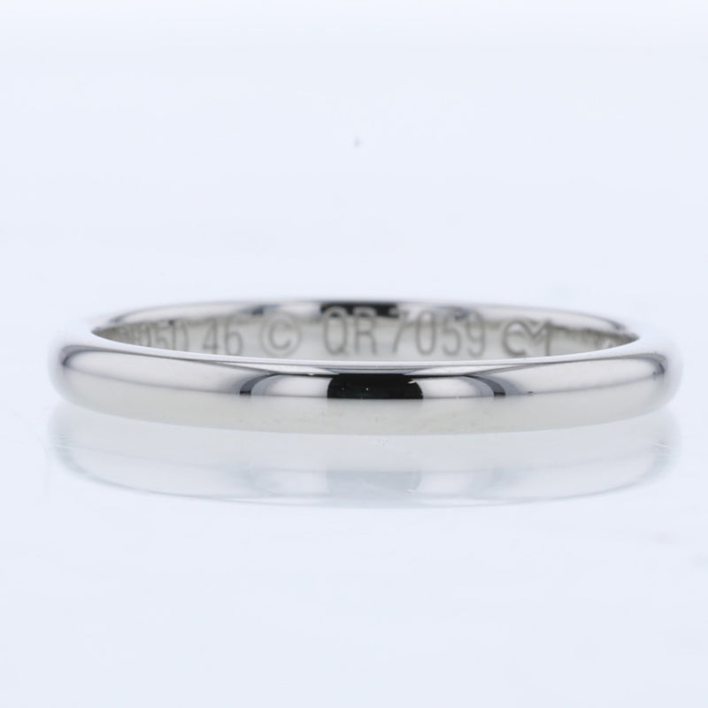 Cartier Ring 1895 Wedding Width Approximately 2mm Platinum PT950 Ladies CARTIER