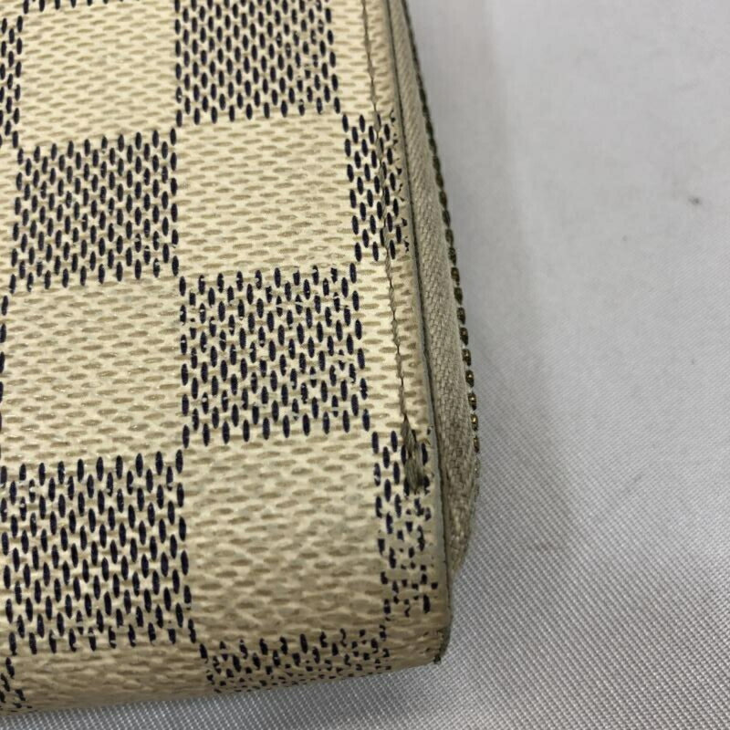 Louis Vuitton Damier Azur Wallet White