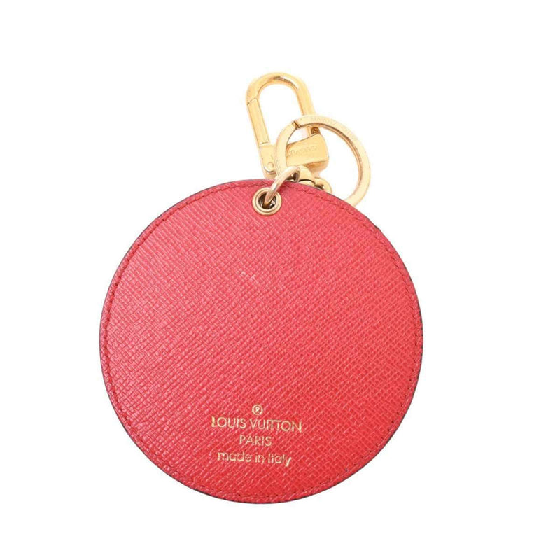 Louis Vuitton Monogram Keyring (BlueRed Color)