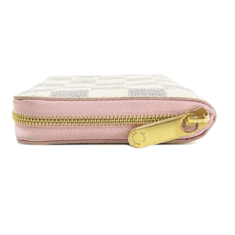 Louis Vuitton N60229 Zippy Coin Purse Studs Damier Azur Case Canvas Ladies