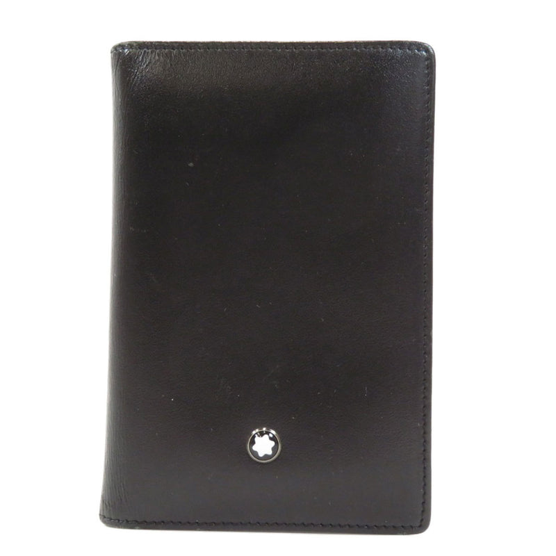 Montblanc Logo Pass Case Card Leather Men's