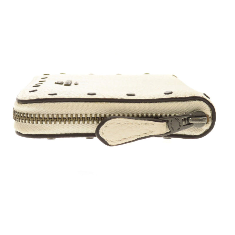 Coach 31811 Border Rivets Bi-Fold Wallet Calf Ladies
