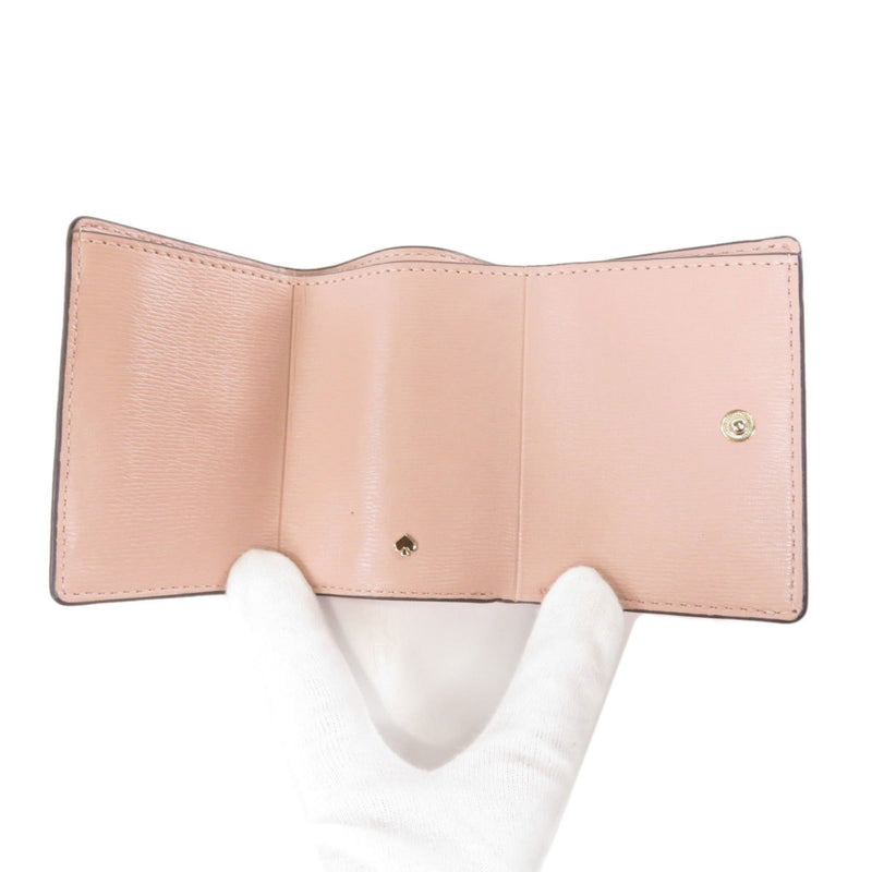 Kate Spade Mini Wallet Tri-Fold Bi-Fold Leather Ladies