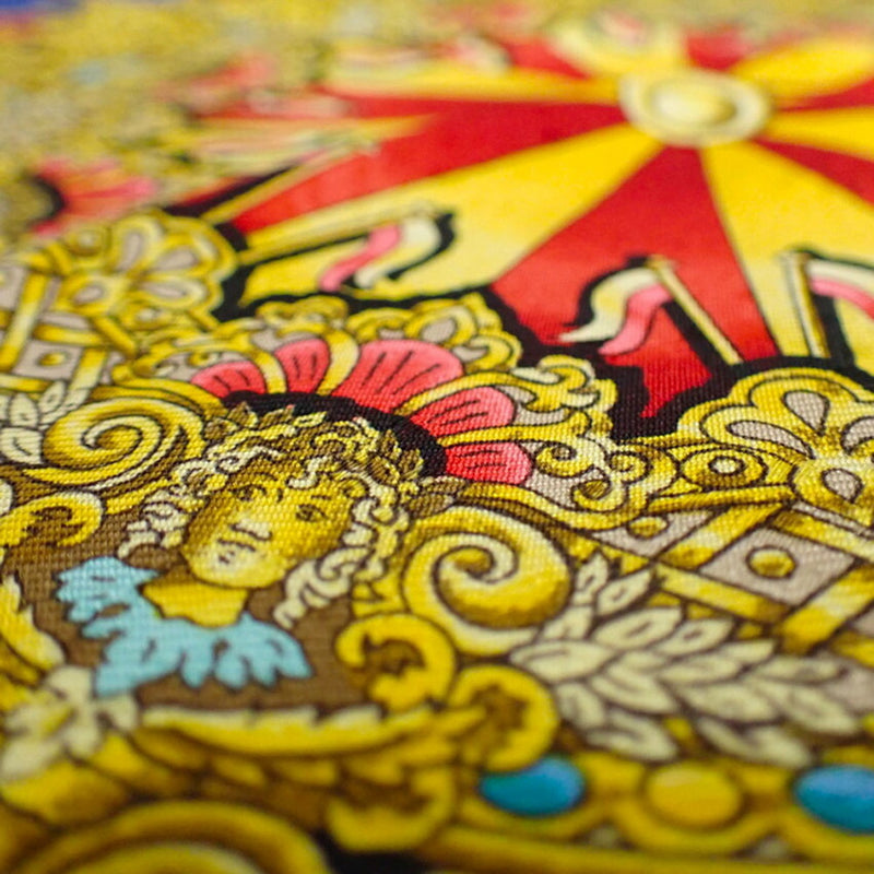 HERMES Silk Carre 90 LUNAPARK Amusement Park Scarf