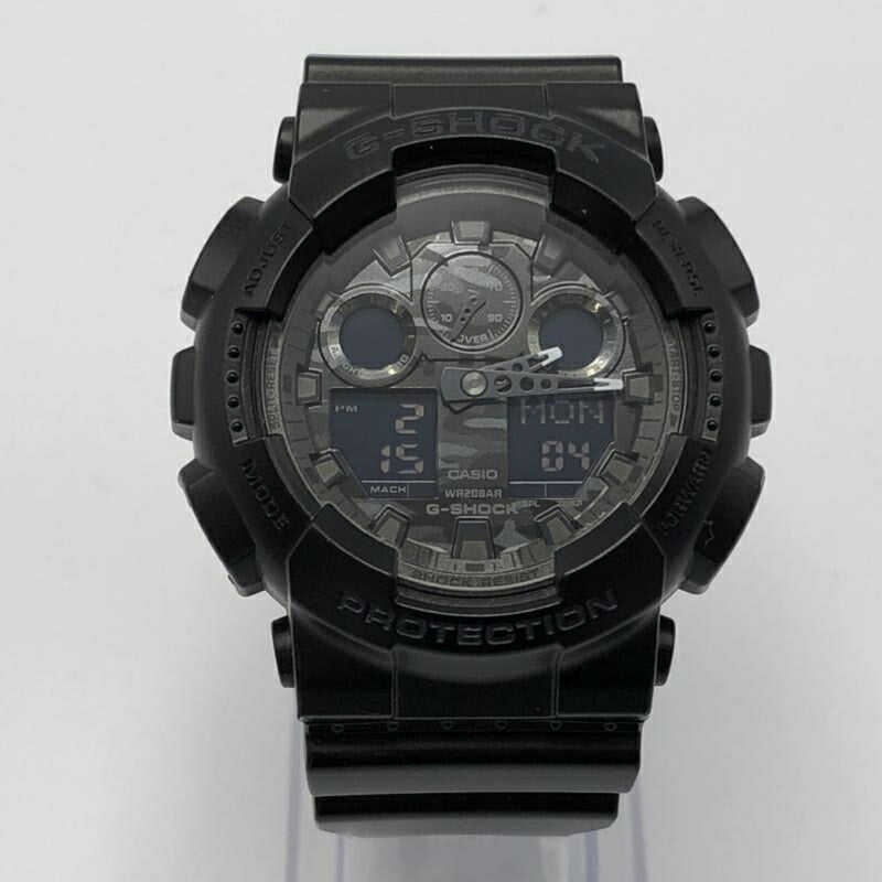 CASIO Casio G-SHOCK Watch GA-100CF Black Camouflage