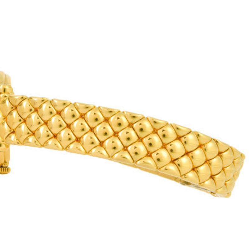Van Cleef & Arpels Classic La Collection Diamond Bezel K18 Yellow Gold Ladies Watch Quartz White Dial 18901 B1