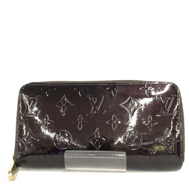 LOUIS VUITTON Louis Vuitton M93522 Zippy Wallet Monogram Verni Amarant Round