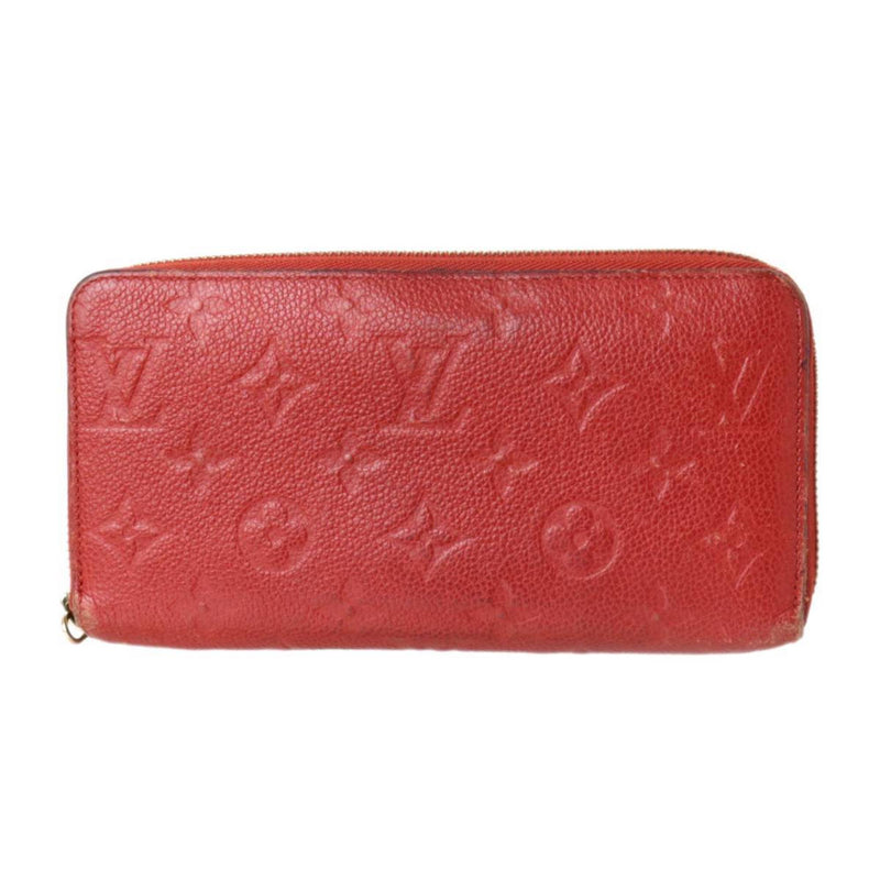LOUIS VUITTON Zippy Wallet Monogram Amplant Scarlet M61788 SP4163 Box