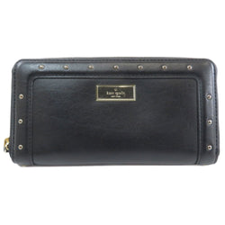 Kate spade hardware long wallet bi-fold leather ladies