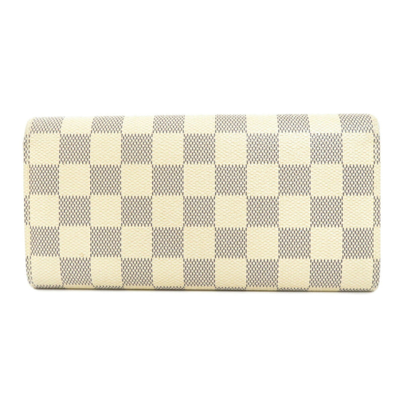 Louis Vuitton N63546 Emilie Wallet Damier Azul Long Wallet Bi-Fold Canvas Ladies
