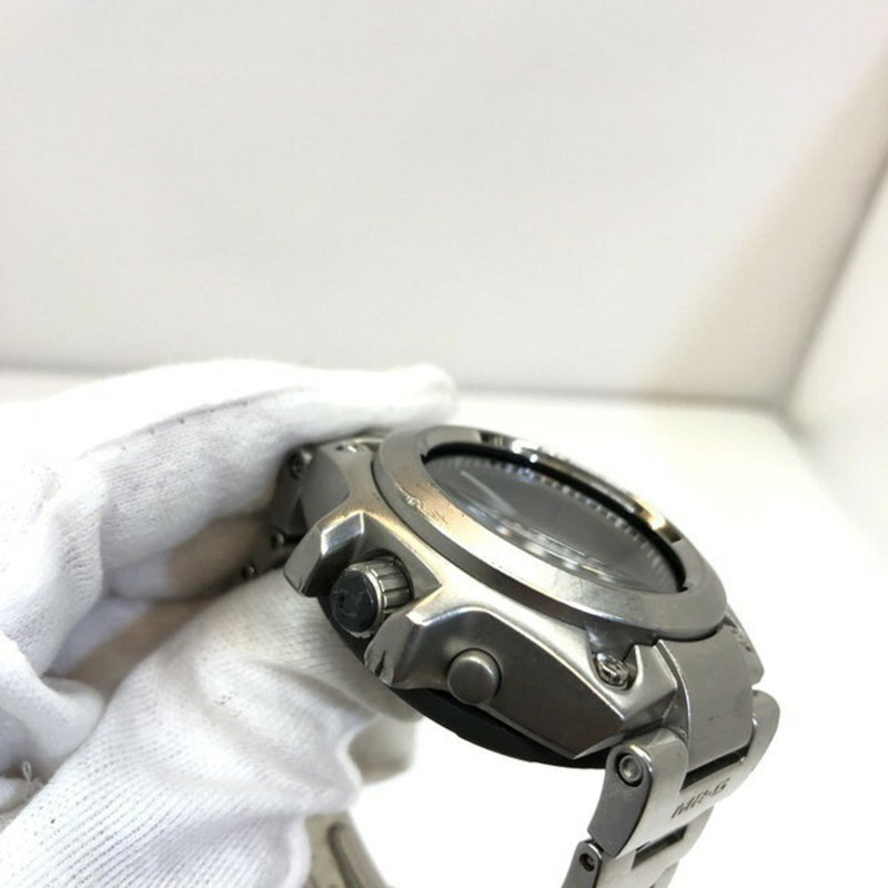 G-SHOCK CASIO Casio watch MRG-120 MR-G silver black analog quartz mens