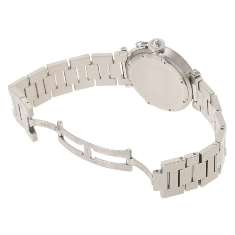 CARTIER Cartier Pasha C Big Date Mens SS Watch Automatic White Dial