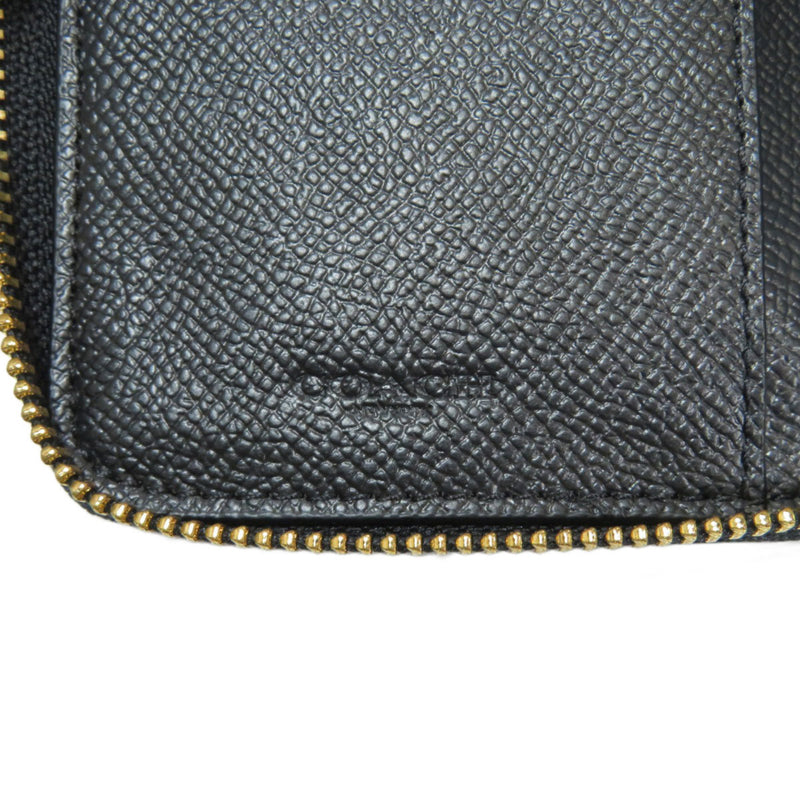 Coach F24808 Logo Motif Bi-Fold Wallet Leather Ladies