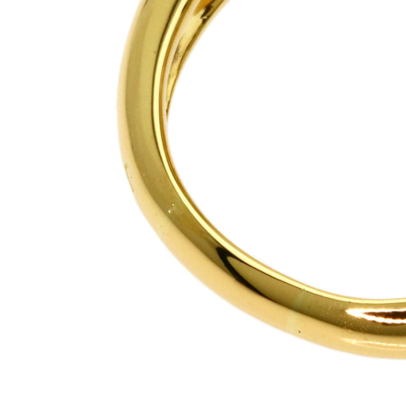 Van Cleef & Arpels Pearl Diamond Rings K18 Yellow Gold Ladies