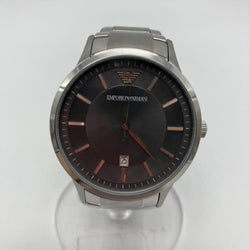 EMPORIO ARMANI Watch Mens Metal Belt Silver Black AR2514 Quartz Emporio Armani
