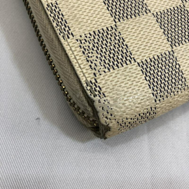 Louis Vuitton Damier Azur Wallet White