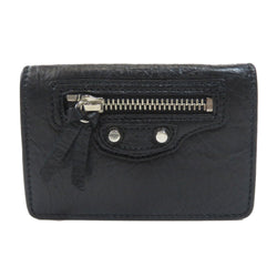 Balenciaga 477455 Classic Mini Wallet Bi-Fold Leather Ladies