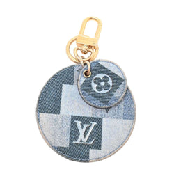 Louis Vuitton Monogram Keyring (BlueRed Color)