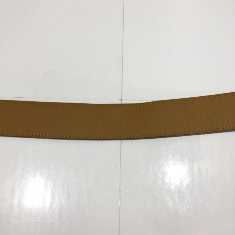 LOUIS VUITTON Louis Vuitton M6815 Saint Tulle Jeans Leather Belt Brown