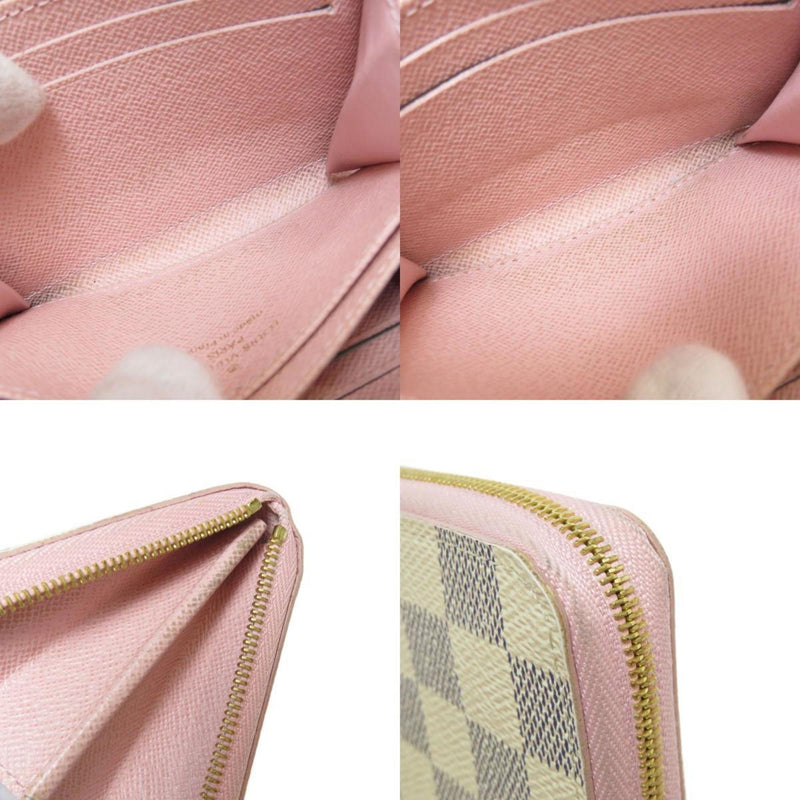 Louis Vuitton N60229 Zippy Coin Purse Studs Damier Azur Case Canvas Ladies